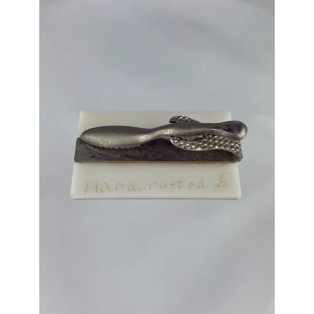 1956 Pronghorn Antelope US Postage Stamp Tie Clip Bar Wildlife Vintage